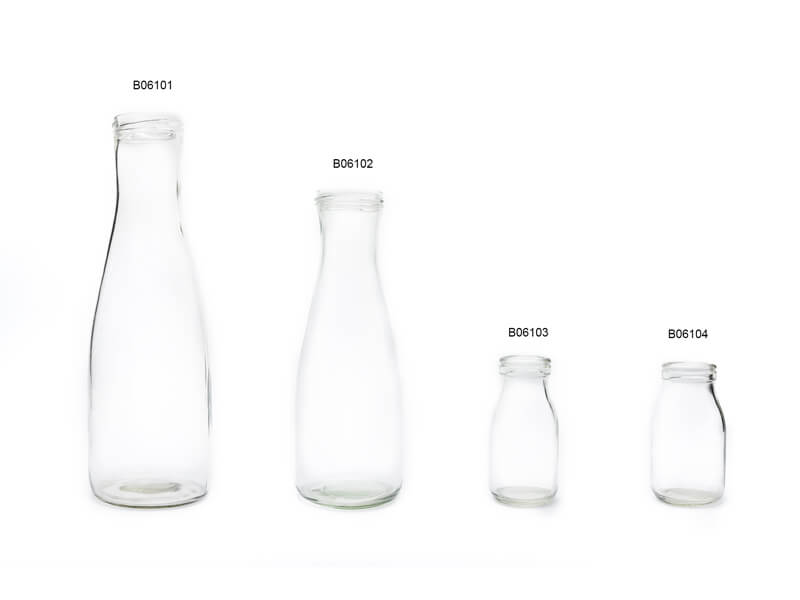 Glass Milk Bottles image